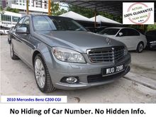 GENUINE YEAR 2010 Mercedes-Benz C200 CGI 1.8(A)