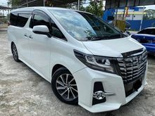 2015 Toyota Alphard 2.5 AGH30 (POWER DOOR 7 SEATER BLACK INTERIOR)
