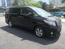 2016 Toyota Alphard 2.5 X SPEC / 8 SEATER/ PRE CRASH SYSTEM / 2 POWER DOOR / GRADE 5A / 2016 UNREGISTER