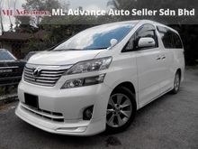 2011 Toyota Vellfire 3.5 V6 VL PilotSeat 2Powerdoor Powerboot HomeTheather Modelista LikeNEW Reg.2013
