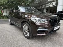 2019 BMW X3 2.0 xDrive30i Luxury SUV**QUILL AUTOMOBILES ** 68k KM , Full Service Record