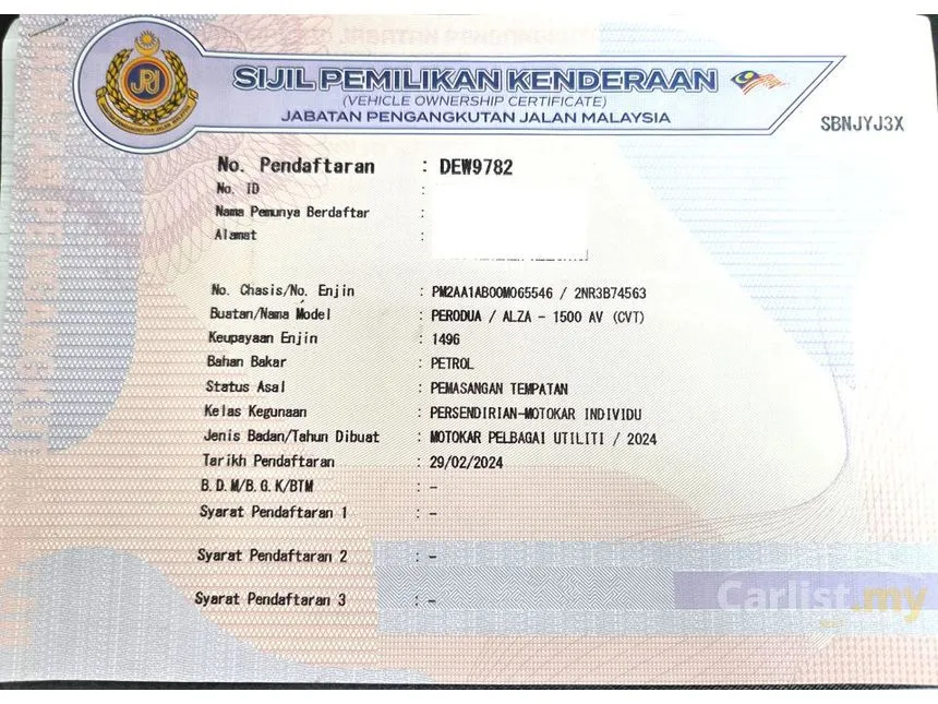 2024 Perodua Alza AV MPV