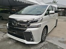 2016 Vellfire 2.5 ZG Full Spec NO GST!JBL sound systerm,4 cam, pre-crash,sun-roof