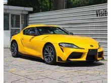 2022 Toyota GR Supra 2.0 SZ-R Coupe, GRADE 4.5B, ORI 12K KM, LEATHER ALCANTARA SEAT, BSM, HUD, JBL PREMIUM AUDIO, LED HEADLIGHTS