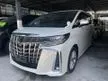 Recon 2019 Toyota Alphard 2.5 SA SUNROOF (PROMOTION PRICE) ALPINE PLAYER & MONITOR ,7 SEATER ,LKA ,PRE CRASH ,2 POWER DOOR UNREG