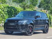 2019 Land Rover Range Rover Sport SVR 5.0 V8 SUPERCHARGED 8 SPEED (A) Top Range Model, New Facelift High Spec Version  1 Owner