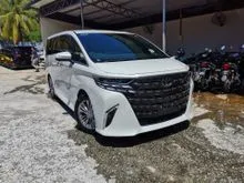 2024 Toyota Alphard 2.5 Z SUNROOF DIGITAL INNER MIRROR BLIND SPOT 360CAMERA GRADE 5/A UNREGS