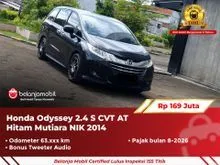 2014 Honda Odyssey 2.4 MPV S CVT AT Hitam Mutiara 2014 2015 [ GARANSI 5TH ]