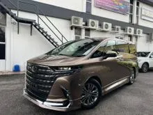 2024 Toyota Alphard 2.5 Z GRADE 6A UNIT MILEAGE 33KM ONLY HUD SUN ROOF DIM BSM 360CAM SIDE STEP MDLS BODY KIT