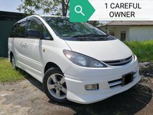Toyota Estima 2.4 AT Aeras,1OWNER,ACCIDENT FREE,NEW PAINT,NEW TIRE,POWER DOOR,VACUUM DOOR,8 SEATED