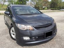 2008 Honda Civic 1.8 (A) S i-VTEC / 1 LADY OWNER / LOW MILEAGE / ACCIDENT FREE / NO GST & SST