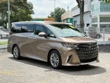 READY STOCK, 2025 Toyota Alphard 2.5 Z Modelista MPV, 3K KM, DIGITAL METER, CAN ADD ON BODY KIT, SPARE TYRE