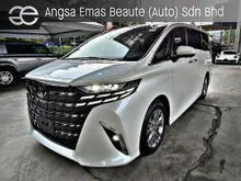 2025 Toyota Alphard 2.5 Z Ready Stock JBL Sound System Grade 6A Mileage 900 KM Moonroof Head Up Display