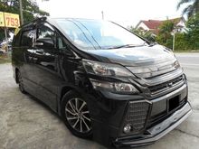 Toyota Vellfire 3.5 V6 (A) ZG FULL SPEC PILOT SEAT TWIN POWER DOOR POWER SEAT HOME TEATHER SUNROOF