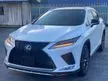 Recon PANORAMIC ROOF HEAD UP DISPLAY 360 CAMERA BLACK INTERIOR WHITE STRIPES 2020 Lexus RX300 2.0 F Sport SUV FULLY LOADED