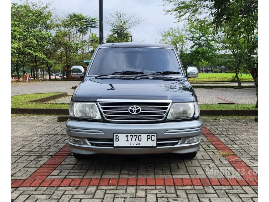 Jual Mobil Toyota Kijang 2003 Krista 2.0 di Banten Automatic MPV Hitam Rp 88.000.000