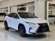 Recon 2018 Lexus RX300 2.0 F Sport SUV JAPAN UNIT/ LOW MILEAGE/ RED INTERIOR/ NEW ARRIVAL/ 3 YEARS WARRANTY