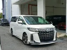 2022 Toyota Alphard 2.5 SC MPV UNREG SUNROOF MODELISTA BODYKIT SPARE TYRE DIM BSM