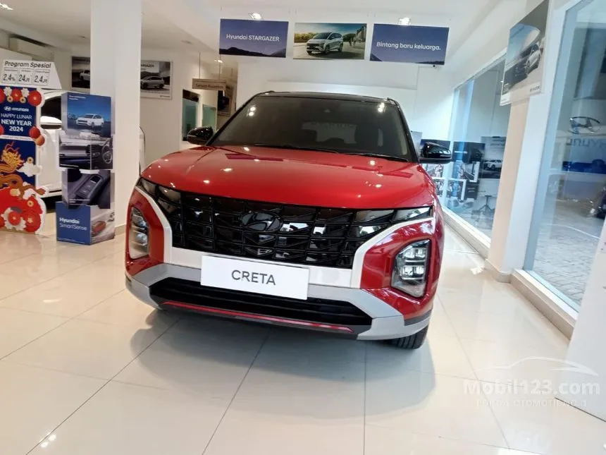 Jual Mobil Hyundai Creta 2024 Prime 1.5 di DKI Jakarta Automatic Wagon Merah Rp 390.000.000