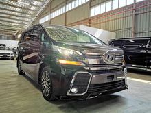 2015 Recon Toyota Vellfire 2.5 ZG Edition MPV ORI KM Android Player Large Monitor With 4 Years Warranty