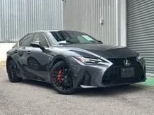2021 Lexus IS 300 2.0 F Sport Mode Black - Red Interior / 360 Camera / Sunroof / Orange Calipers