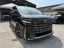 2025 Toyota Vellfire 2.4 Z Premier MPV-6A, 8,300KM, INT BLACK, JBL, FULL SPEC, SR, HUD, DIM, BSM, 360 CAM, ADVANCE PARK, BODYKIT, 5+1 YRS WARRANTY