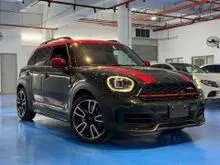 2022 MINI Countryman 2.0 John Cooper Works SUV ALL-4 Digital Speedometer - HUD - Red Top - Grade 5/A Unit - 37k km Logged - Auction Report Provided