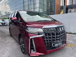2021 Toyota Alphard 2.5 SC PILOT SEAT SUNROF MOONROOF JBL SOUND SYSTEM 360 CAMERA DIM BSM WITH GRADE 4.5