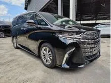 BLACK OFFER 2025 Toyota Alphard 2.5 Z SIDE STEP HUD DIM UNREG BEST DEAL