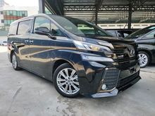 2016 Toyota Vellfire 2.5 Z Golden Eyes Power Boot 2 Power Door 7 Seater Unregister for sale