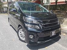 2008 Toyota Vellfire 3.5 Z G Edition MPV (A) PILOT SEATS
