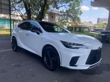 2023 Lexus RX 350 2.4 F Sport Handling SUV Unregistered Panoramic Roof 360 Camera HUD BSM DIM