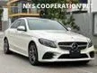 Recon 2019 Mercedes Benz C200 1.5 MHEV EQ Boost Avantgarde AMG Line Unregistered READY UNIT WELCOME VIEW