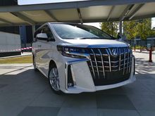 2018 Toyota Alphard 2.5 S, Alpine,Precrash, 7 seaters, Raya Deal