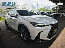 2023 Lexus NX 250 2.5 Luxury PANORAMIC ROOF MEMORY SEAT SURROUND CAMERA POWER BOOT LOW MILRAGE 13 KM ONLY JAPAN HIGH GRADE CAR HEAD UP DISPLAY UNREG