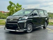 2017 Toyota Vellfire 2.5 ZG MPV - REG 2018 / FULL SET MODELLISTA BODYKIT / NAPPA LEATHER SEAT / POWER BOOT / 1 CAREFULLY OWNER / ACCIDENT FREE