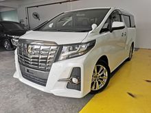 2016 Toyota Alphard 2.5 G SA TYPE BLACK 3 YEAR WARRANTY UNREG