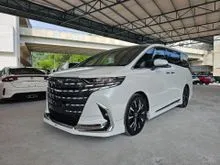 2025 Toyota Alphard 2.5 Executive Lounge MPV Hybrid Modelista Bodykit JBL 360 Camera PCS LDA HUD DIM BSM PB Unreg