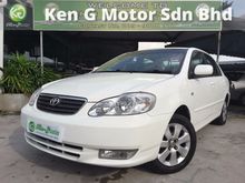2004 Toyota Corolla Altis 1.8 G Sedan HIGH SPEC FULL LOAN