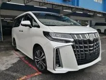 YEAR MADE 2018 Toyota Alphard 2.5 SC NEW FACELIFT SUNROOF GRADE 4.5 ((( FREE 3 YRS WARRANTY )))