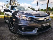 PROMOSI PENGHABIS STOK(1 Lady Pemilik)(Tahun Betul 2018)(Full Bodykits)(Honda Service Booklet)(Civic FC 1.8 S i-VTEC Auto)(Push Start)(Sport Rims)