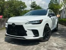 2023 Lexus RX 350 2.4 F-Sport AWD//Low Mileage 3K km ONLY//Digital Meter//Panoramic Sunroof//HUD//360 Camera//10 Years Warranty +1st Service+Full Tank