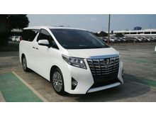 Toyota Alphard 2.5 G 2017 serta promo lainnya