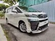 Recon MODELLISTA BODYKIT 2018 Toyota Vellfire 2.5 Z WHITE 2 POWER DOOR SPECIAL DEAL UNREG - Cars for sale