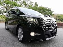 2016 Toyota Alphard 2.5 SA Alpine/Full Leather Unregister