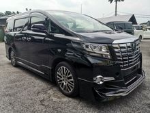 2017 Toyota Alphard 2.5 SC SUNROOF FULL LEATHER ORI FULL ALPINE MONITOR PRE CRASH MODELLISTA KIT
