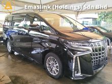2018 Toyota Alphard 2.5 SA PRE CRASH STOP SYSTEM 360 SURROUND CAMERA POWER BOOT 7 SEATER AUTO CRUISE FREE WARRANTY