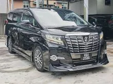 2017 Toyota Alphard 2.5 SC Package MPV,SUNROOF,ROOF MONITOR,BODYKIT,SURROUND CAMERA