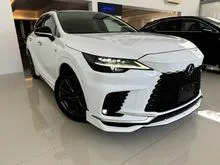 2023 Lexus RX 350 2.4 F Sport 5AA TRD body-kit + muffler exhaust pipe PANROOF 4CAM RED/LEARHER GRADE 5AA UNREG