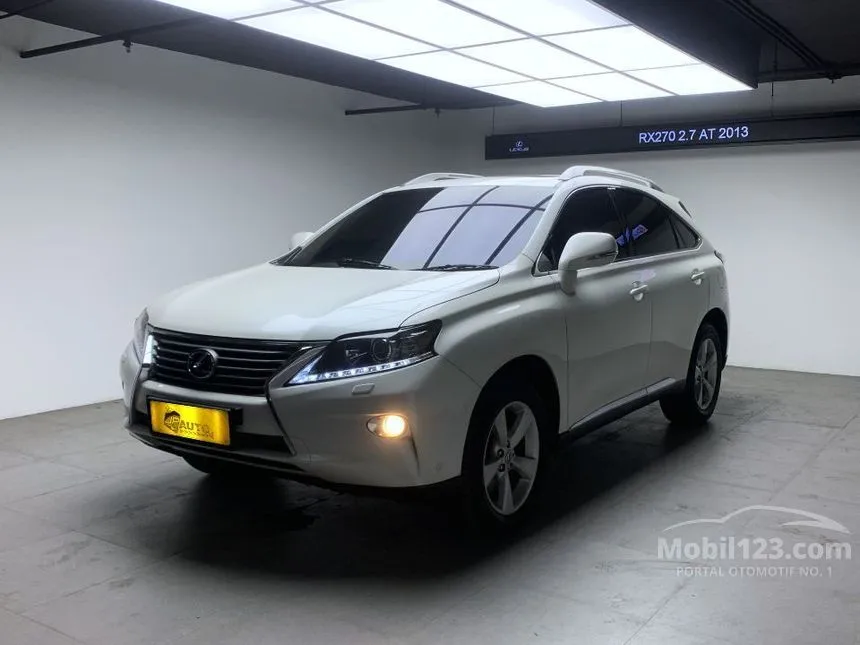 Jual Mobil Lexus RX 270 2013 2.7 di DKI Jakarta Automatic SUV Putih Rp 319.000.000